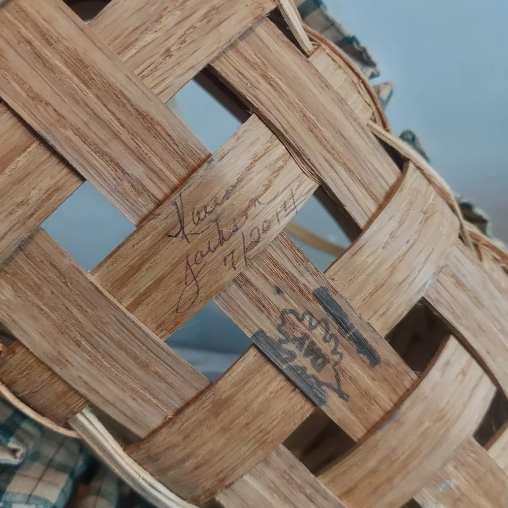 Day Basket Factory handcrafted white